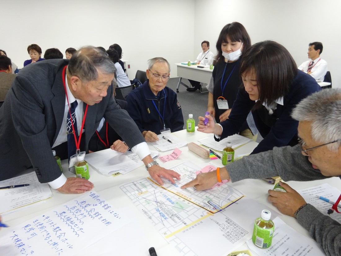 住民による地域情報の提供写真